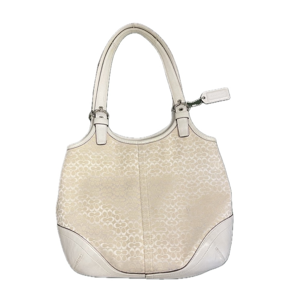 Coach Cream Medium Shoulder Bag
